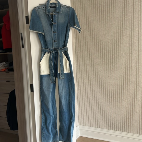 John John Lab Women's Denim Jumpsuit size small - Picture 5 of 7